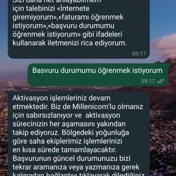 Millenicom Olumsuz İnternet Başvurusu