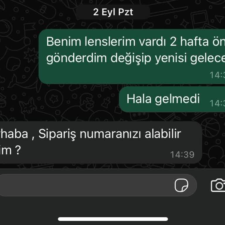 Lensci.com Lensimi 1,5 Aydır Göndermiyorlar. Telefonlarıma Cevap Yok. Helal Değil