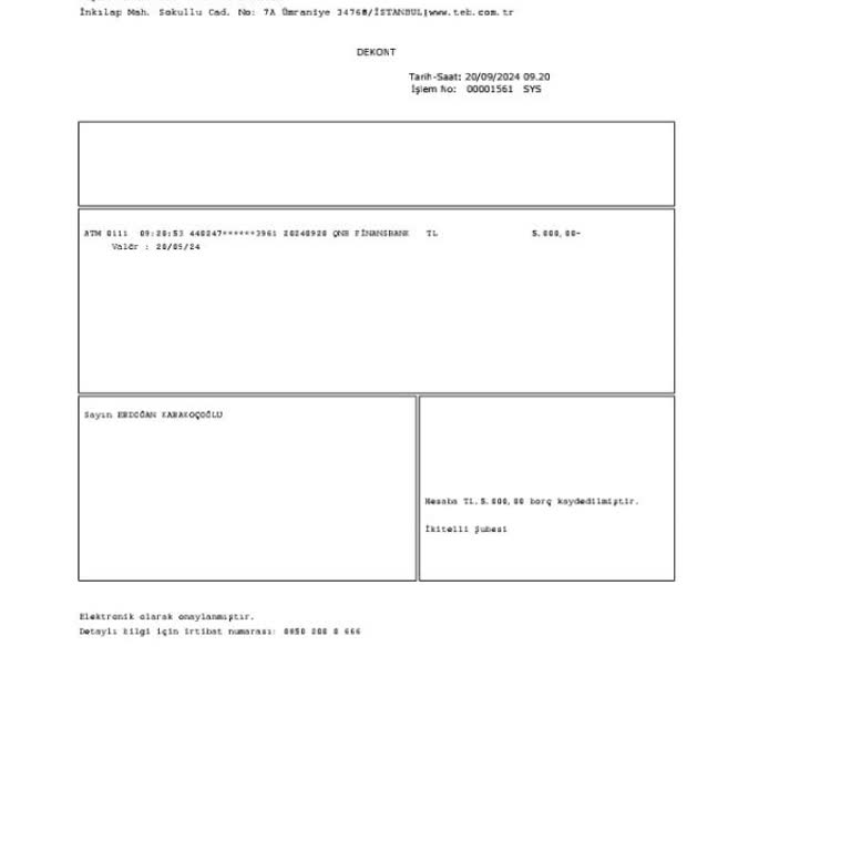 TEB Sorunlu ATM Paramı Yuttu