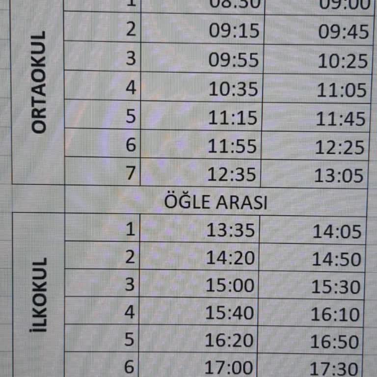 Milli Eğitim Bakanlığı İkili Öğretimde Ders Saatlerinin 40 Dakika Olarak Devam Etmesi