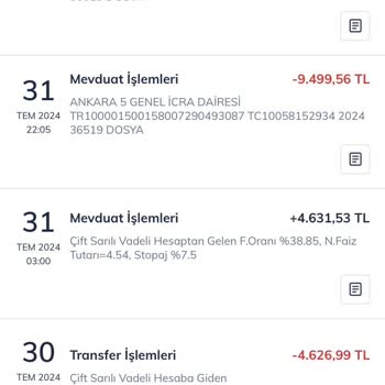 Ankara İcra Dairesi Habersiz Para Çekimi