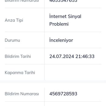 TTNET Türk Telekom 25temmuzdan Beri İnternet Yok