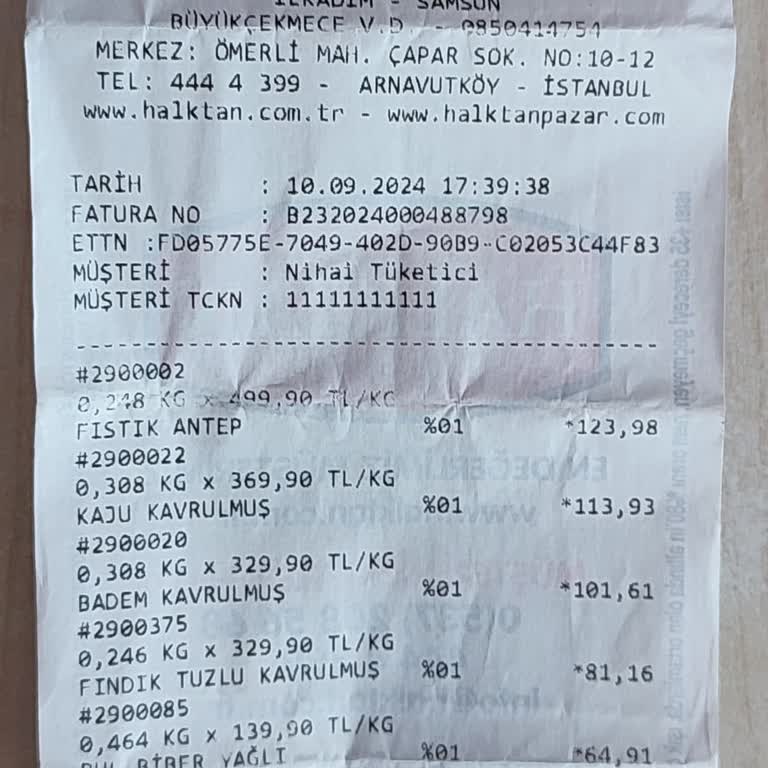 Halktan Kuruyemiş'te Bayat Ürün Satışı!