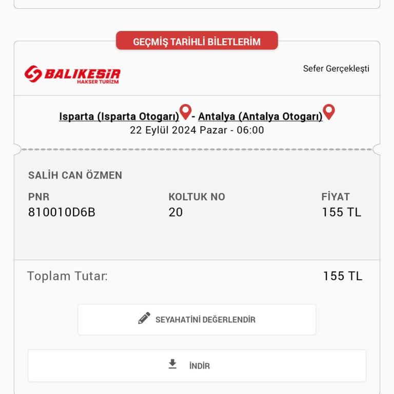 Balıkesir Hakser Turizm Otobüs Gelmiyor Ve Sınava Girmem Lazım