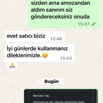 Kochler Satın Aldığım Ürünü Göndermedi