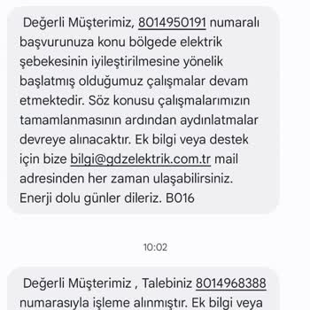 GDZ Elektrik Dağıtım Manisa Gediz Sokak Lambası Yanmıyor