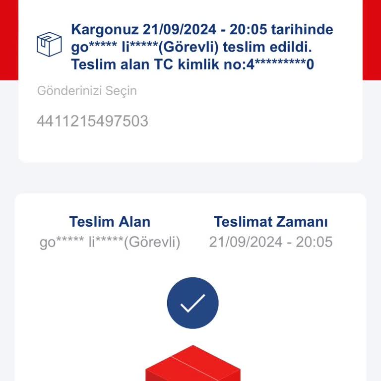 Aras Kargo Kargomu Başkasına Teslim Etti Şikayetçiyim