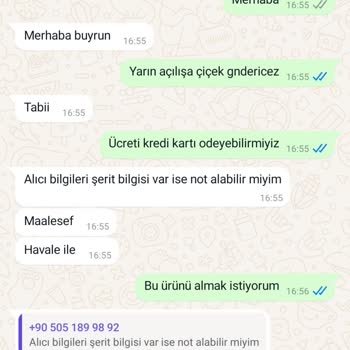 Efsun Çiçekçim Diyarbakır'da Çiçekçilik Hizmetiyle İlgili Olumsuz Deneyim