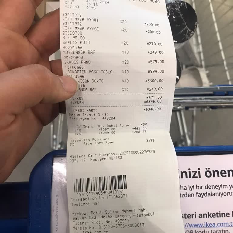 IKEA Aldığım Ürünün Teslim Edilmemesi