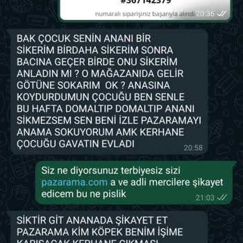 Pazarama Sahte Ürün Satan Şimşek Teknoloji Mağazasından Küfür Yağmuru