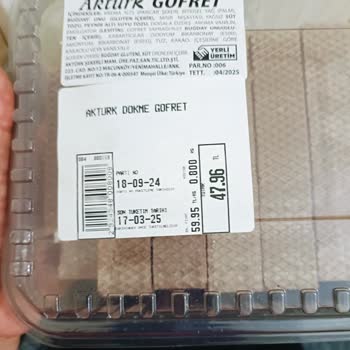 Aktürk Helva Marketten Alınan Ürünlerin Tadı Sorunu