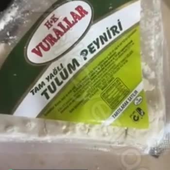 Vurallar Tulum Peynirinden Camsı Ucu Sivri Küçük Yabancı Madde Çıktı!