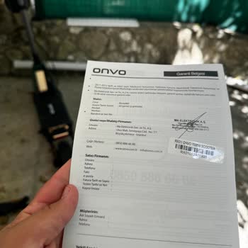 Onvo Yeni Aldığım Scooterın Sorunları Ve Müşteri Hizmetleri İlgisizliği