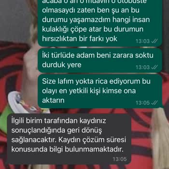 Kamil Koç Kulaklığım Çöpe Atıldı