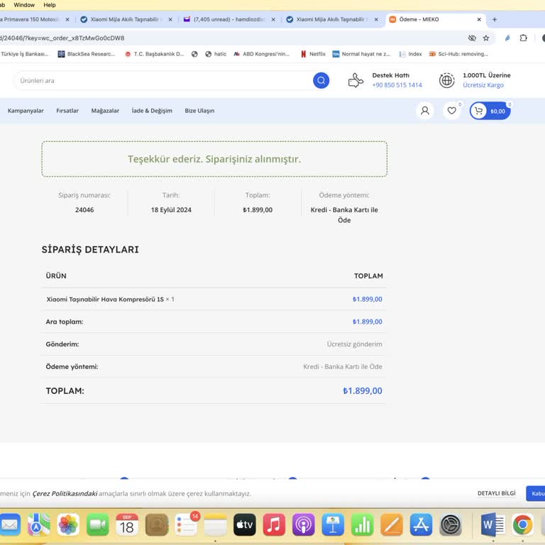 Ticaret Bakanlığı Mieko Türkiye'den Sipariş Sorunu Ve Müşteri Hizmetleri Eksikliği