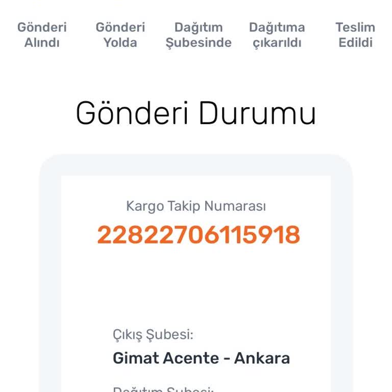 Sürat Kargo Kargom Elime Ulaşmadı