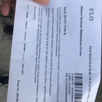 FLO Ayakkabı FLO Ve Lotto Marka Ayakkabı Garantilerinin Arkasında Durmuyor