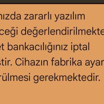 Halkbank Zararlı Yazilim Uyarı