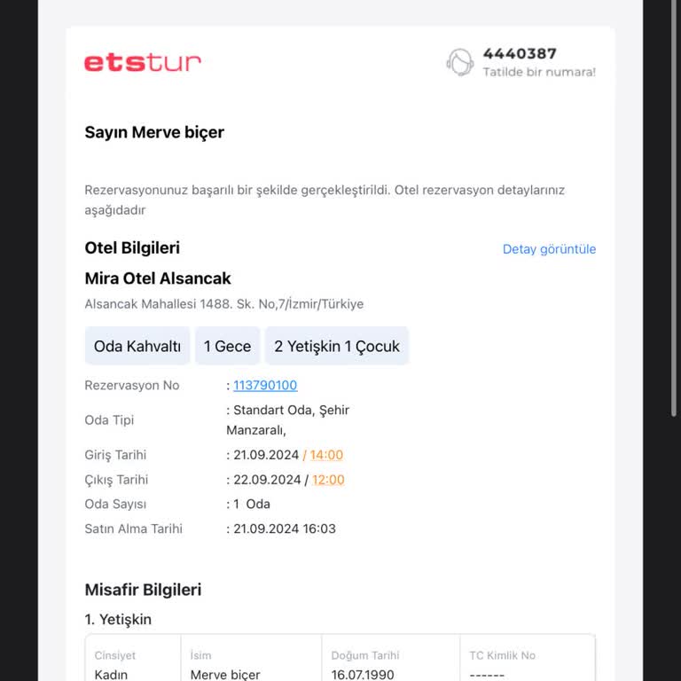 ETS Tur Son Dakika Mağdur Etti Boş Odası Olmayan Otelden Oda Sattı