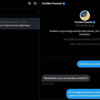 TurkNet Abone Telefon Numarası Ve Online İşlemler