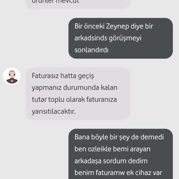 Vodafone Müşteri Hizmetleri İlgisizliği ve Yanıltıcı Bilgi