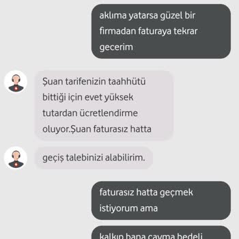 Vodafone Müşteri Hizmetleri İlgisizliği ve Yanıltıcı Bilgi