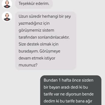 Vodafone Müşteri Hizmetleri İlgisizliği ve Yanıltıcı Bilgi