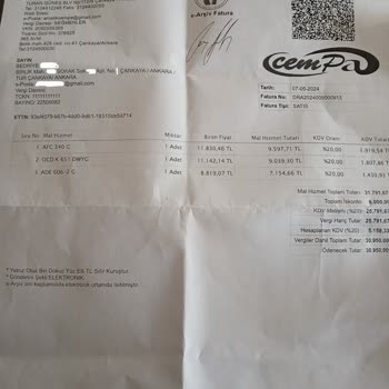 365 AVM Ankastre Ocak Sorunları Ve Yetersiz Teknik Destek