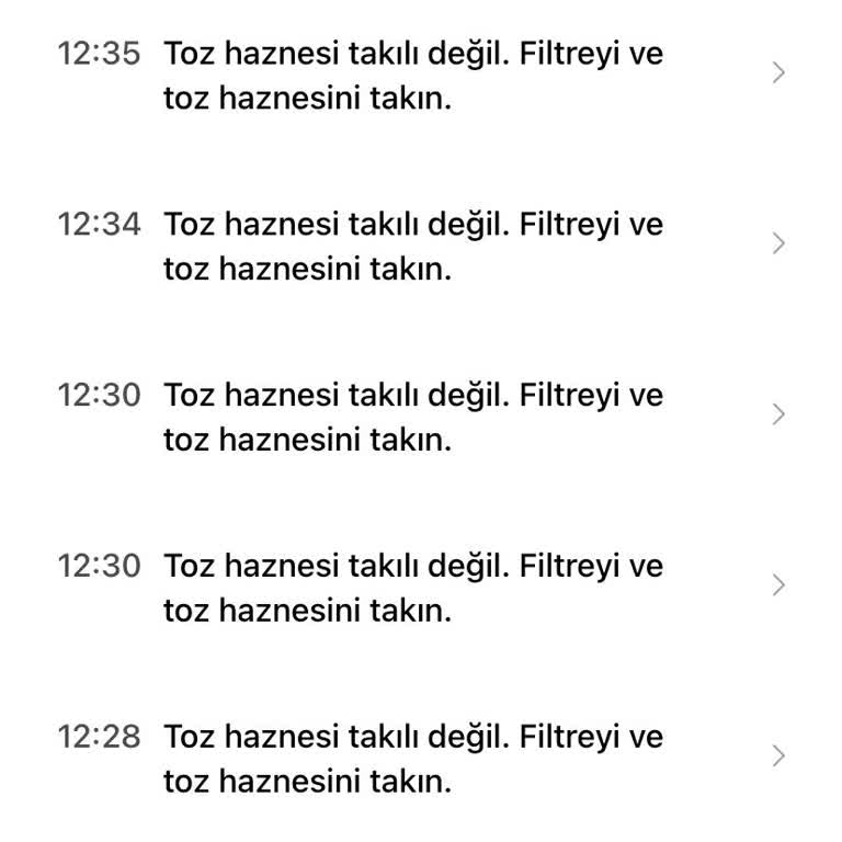 Xiaomi Evin Sadece Bir Bölümünde Toz Haznesi Takılı Değil Uyarısı