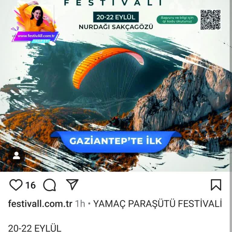 Gaziantep Büyükşehir Belediyesi Yamaç Paraşütü Organizasyonu Fiyaskosu