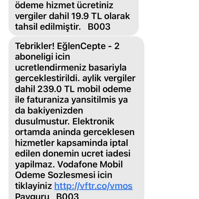 Eğlen Cepte Yanlışlıkla Abonelik Ve Haksız Ücretlendirme