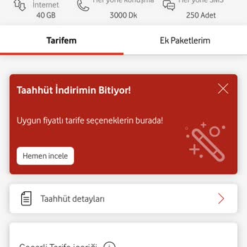 Vodafone'un Yüksek Fiyatlı ve Gereksiz Paket Yönlendirmesi