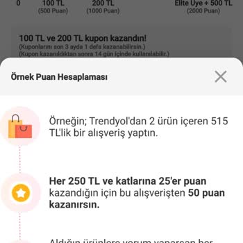 Trendyol Puanımı Vermiyor Elite Üye Olamıyorum