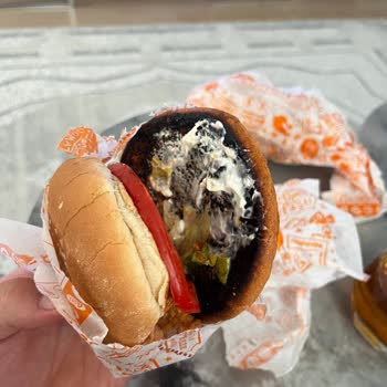 Popeyes Sandviç Ekmeği Yanık