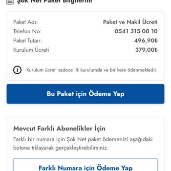 Şok Net Pişmanlıktır. Fiyat Ve Müşteri Hizmetleri Bağlanılamıyor