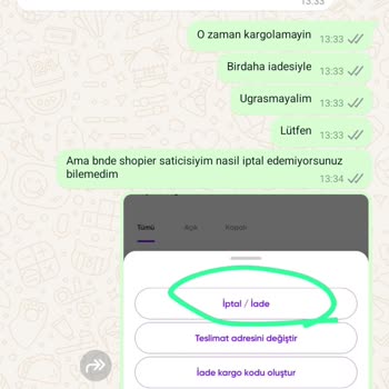 Papuc Konağı Siparişi İptal Yerine Zorla Göndermeye Çalışıyor.