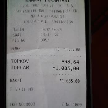 Kanaat Lokantasında Kaldırıldım