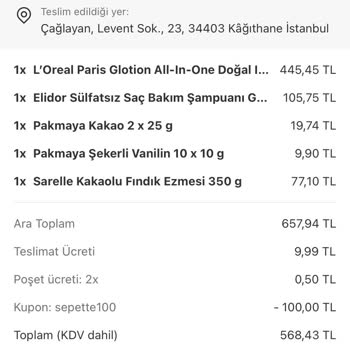 Yemeksepeti Teslim Etmediği Siparişi İade Etmiyor