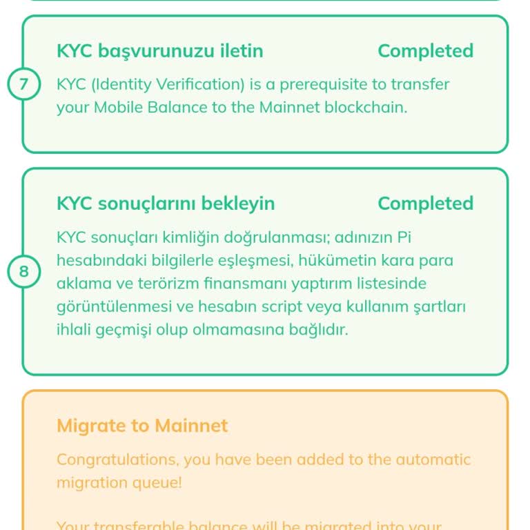Pi Network Pi Coin 9. Madde Onaylanmaması