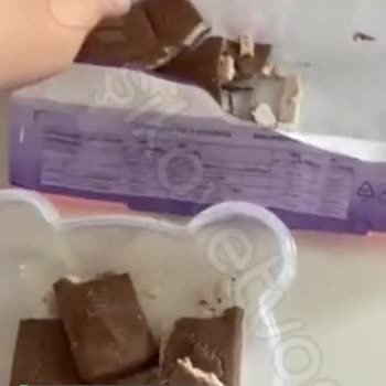 Milka Çilek Dolgulu Çikolata Yapısı Bozulmuş!