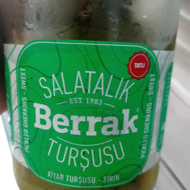 Berrak Turşuları Markalı Ürünlerde Tat Sorunu