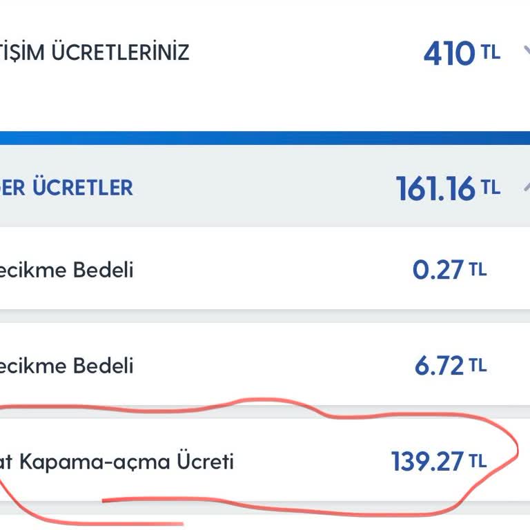 Haksız Hat Kapama Ücreti ve Fatura Sorunu