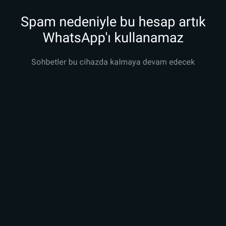 WhatsApp Anlamsız Spam Sorunu