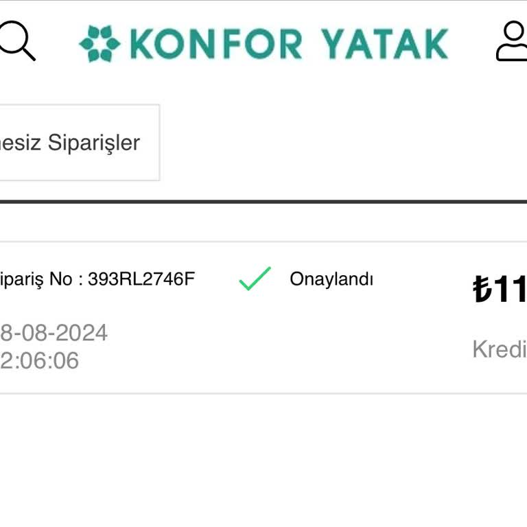Konfor Yatak Online Sipariş Ve Gelmeyen Ürünümüz