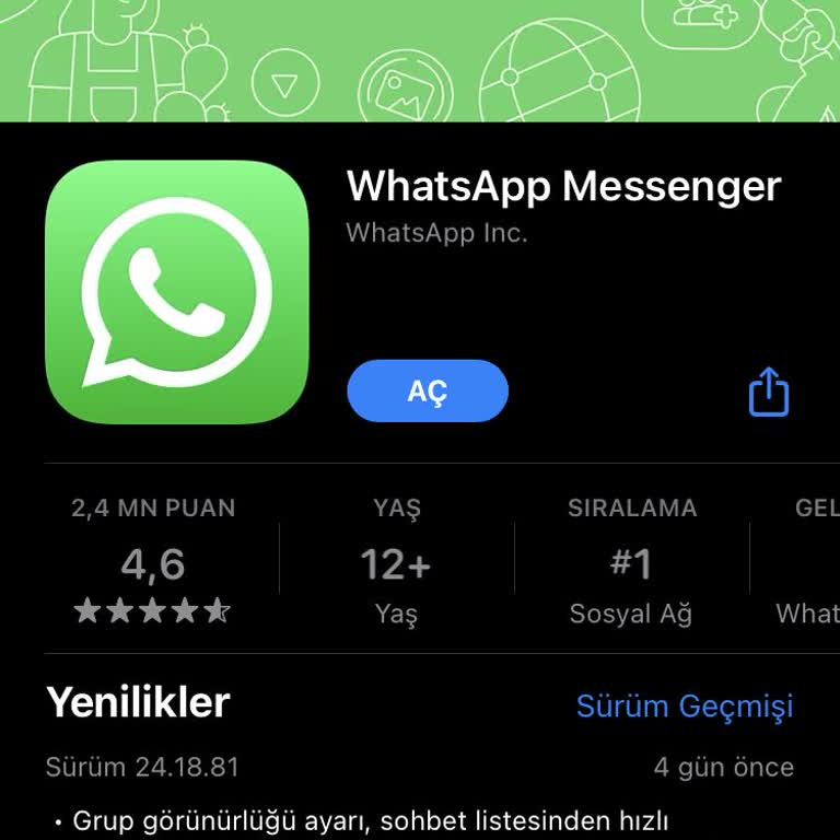 Meta WhatsApp İndirme Problemi