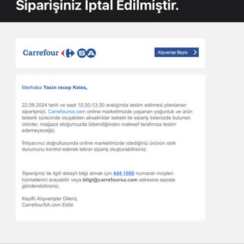 Carrefour SA Da Müşteri Ye Verilen Değer