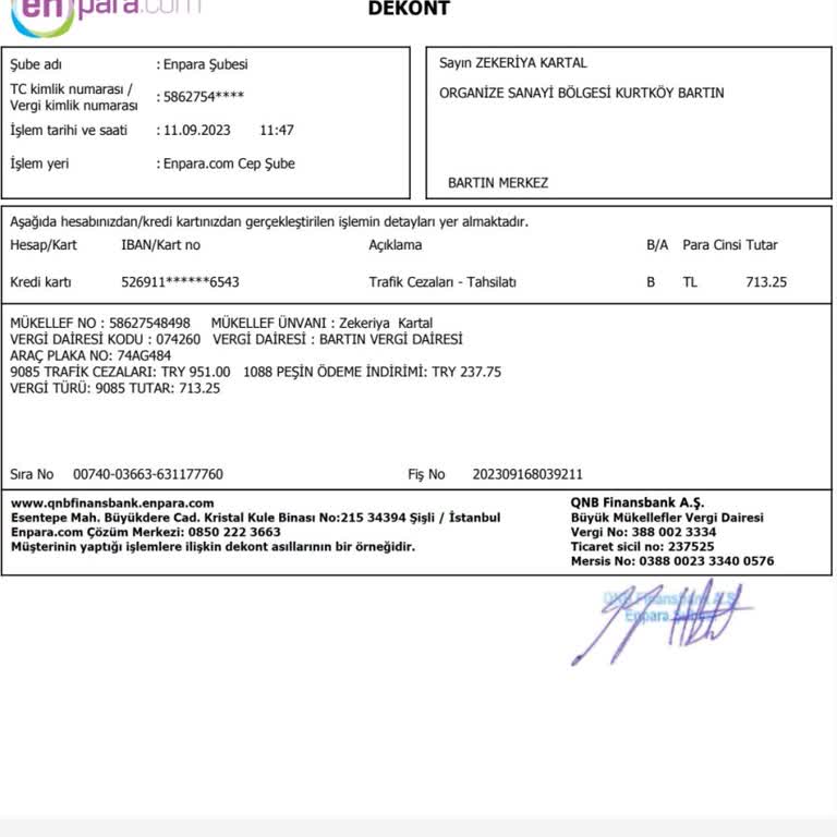 TÜVTÜRK Ödenmiş Trafik Cezasına Rağmen Muayene Sırası Alamıyorum.