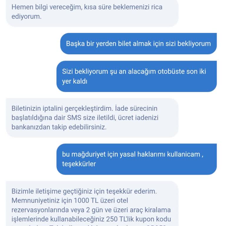 Obilet Ve Alaşehir Sarıkızın Yaşattığı Mağduriyet
