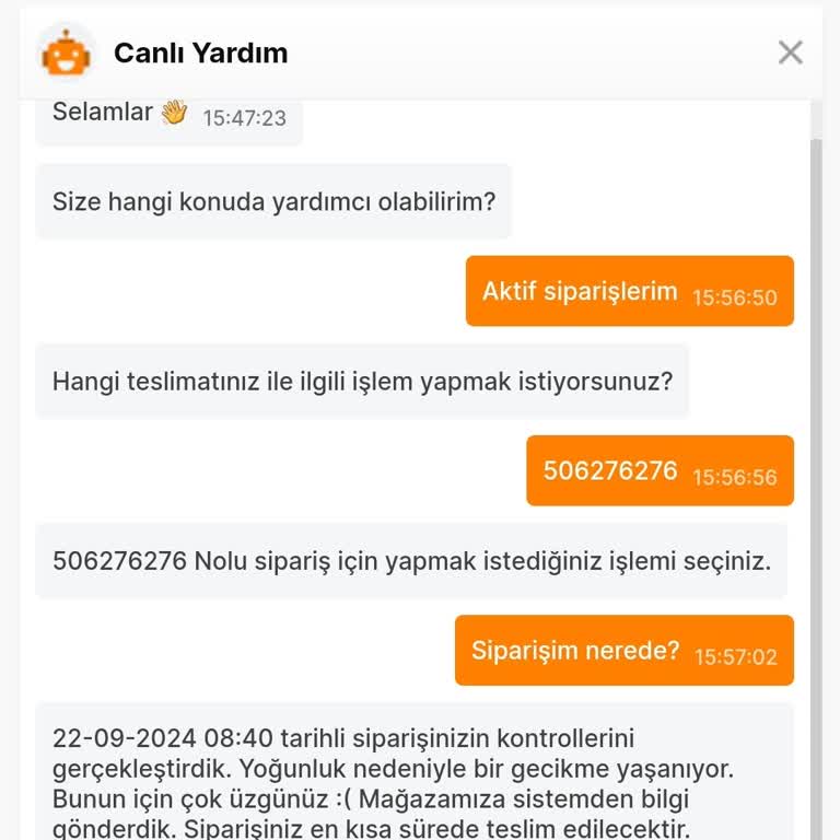 Migros Verilen Teslimatın Zamanında Gelmemesi Yoğunluk Deyip Oyalamaları