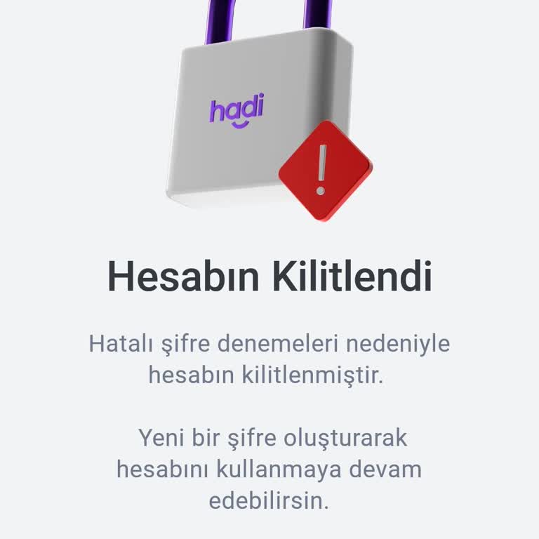 Hadi - TOMBANK Hadi Hesabım Kilitlendi Güvenli Sorusunu Hatırlamıyorum